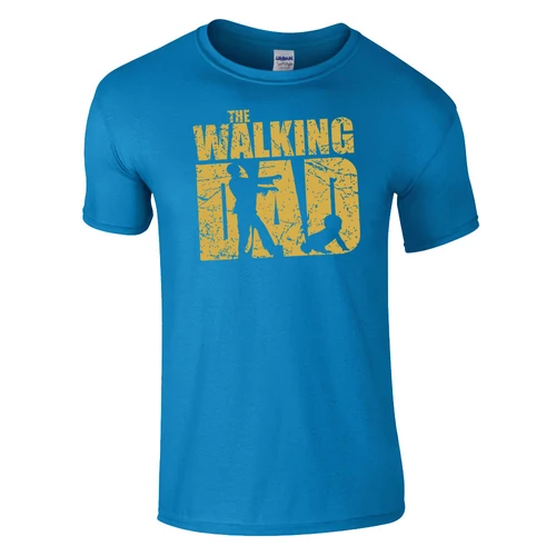 Walking dad póló (türkiz)