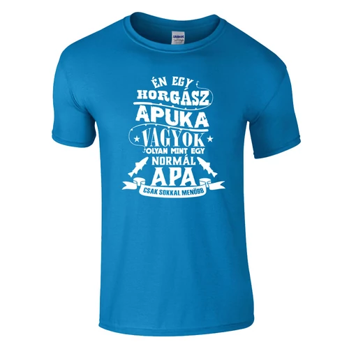 Horgász apuka (türkiz)