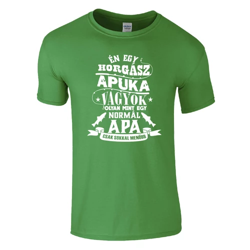Horgász apuka (zöld)