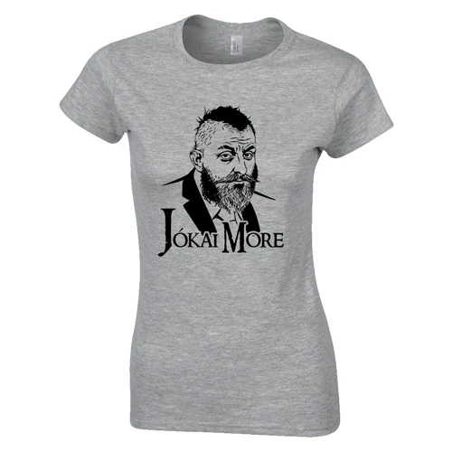 Jókai more női póló (Szürke)