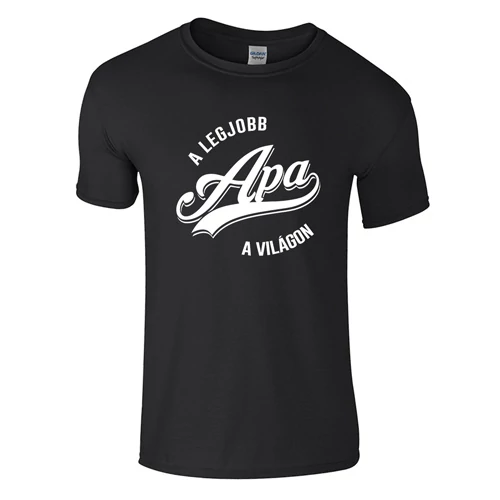 A logjobb apa póló (Fekete)