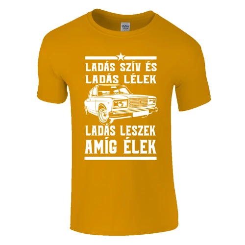 Ladás szív és ladás lélek póló (Narancs)