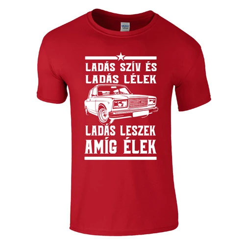 Ladás szív és ladás lélek póló (Piros)