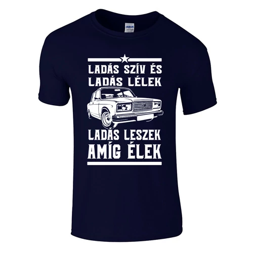 Ladás szív és ladás lélek póló (Sötétkék)