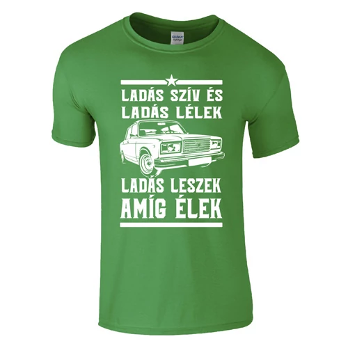 Ladás szív és ladás lélek póló (Zöld)