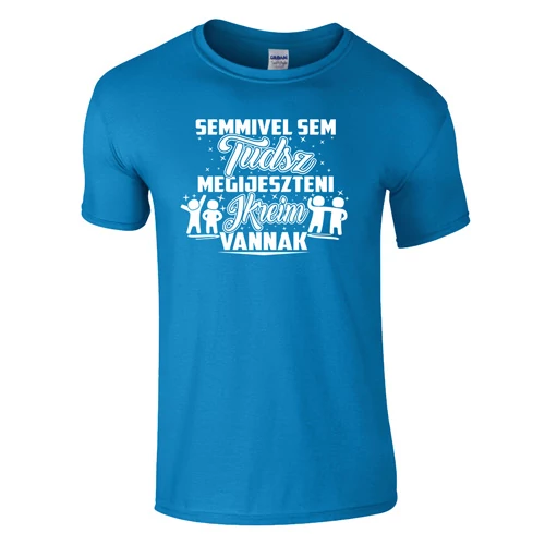 Nem tudsz megijeszteni ikreim vannak póló (Türkiz)