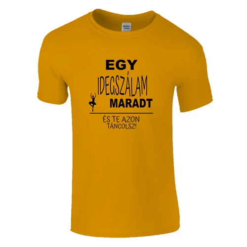 Egy idegszálam maradt póló (Narancs)