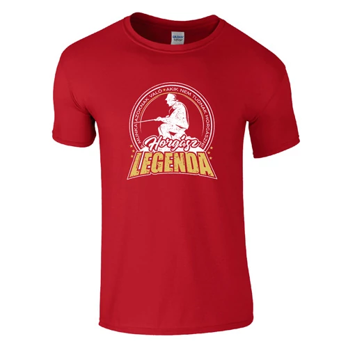 Horgász legenda póló (Piros)