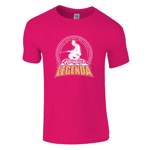 Horgász legenda póló (Rózsaszín)