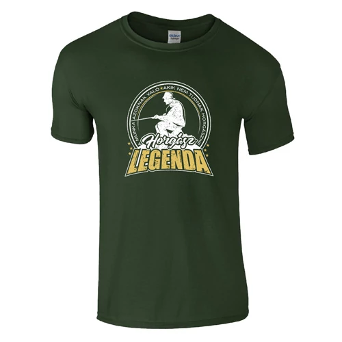 Horgász legenda póló (Sötétzöld)