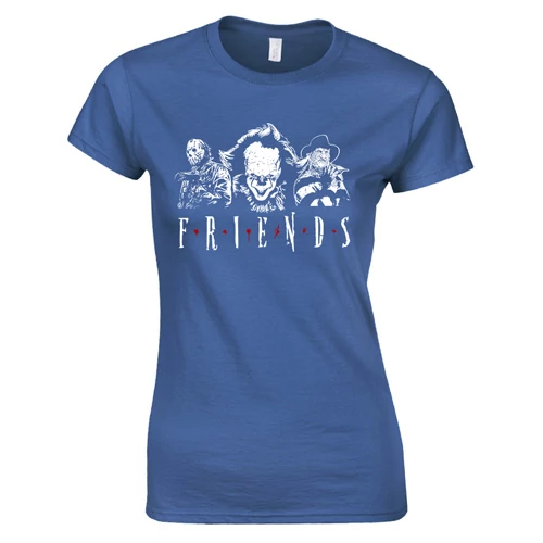 Horror Friends női póló (Királykék)