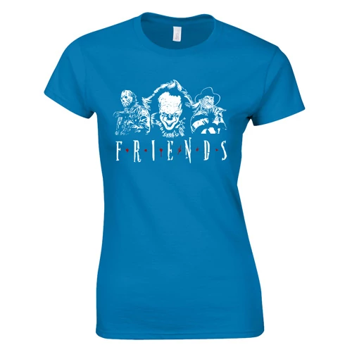 Horror Friends női póló (Türkiz)
