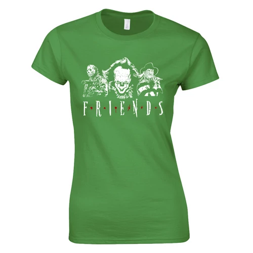 Horror Friends női póló (Zöld)