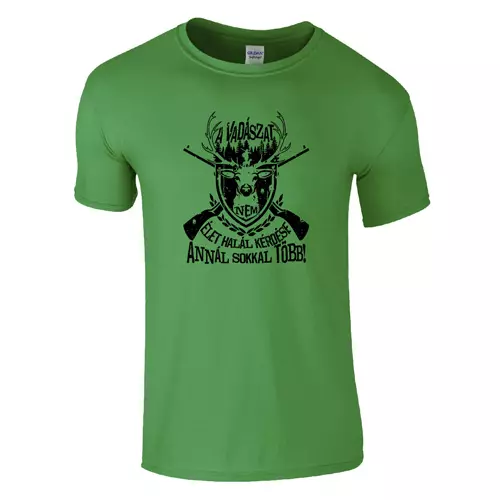 A vadászat férfi póló (zöld)