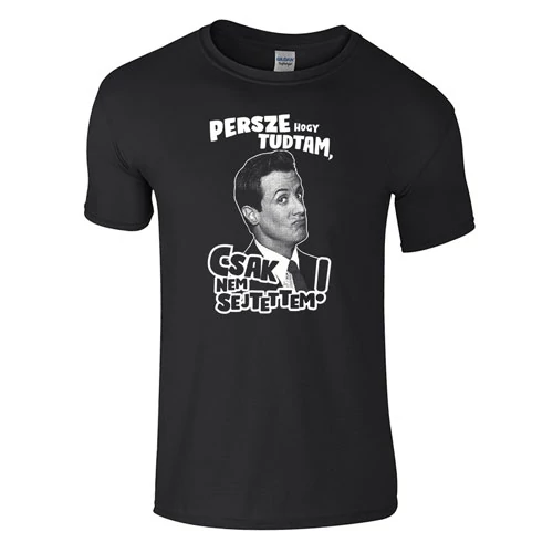 Persze hogy tudtam póló (fekete)