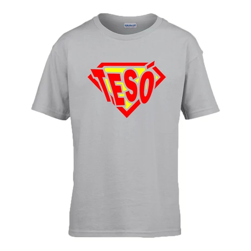 Szuper tesó gyerek póló (Szürke)
