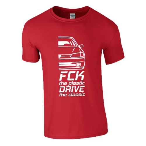 FCK the plastic Peugeot póló (Piros)