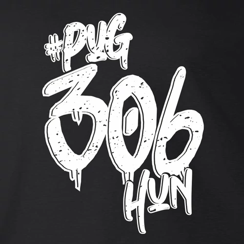 #pug306hun póló (B_Fekete)