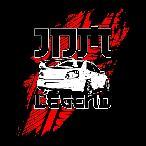 JDM Legend póló (Fekete)