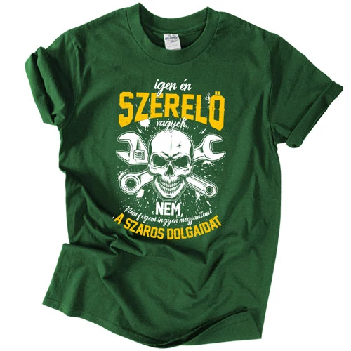 Igen, szerelő vagyok póló