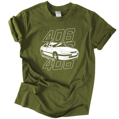 Pug 406 póló (Military)