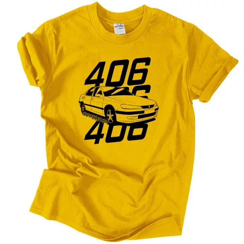 Pug 406 póló (Sárga)