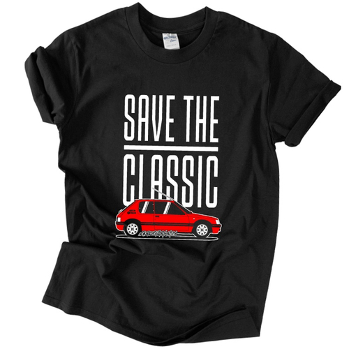Save the 205 férfi póló (fekete)
