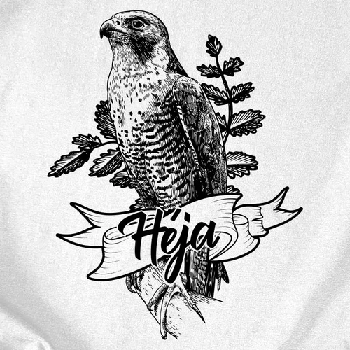 Borsó meg a Héja páros póló (B_fehér2)