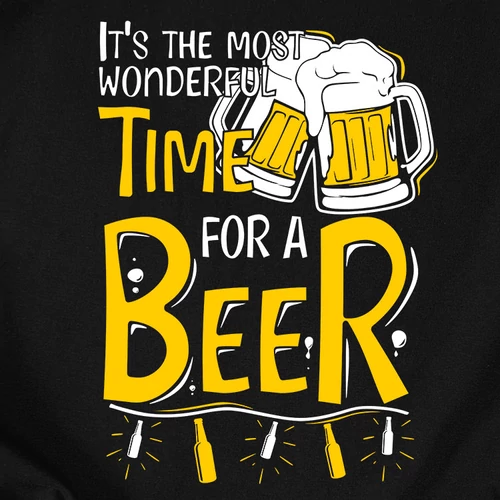 Time for a Beer férfi póló (B_fekete)