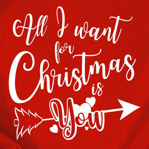 All I want karácsonyi páros póló szett Női fekete