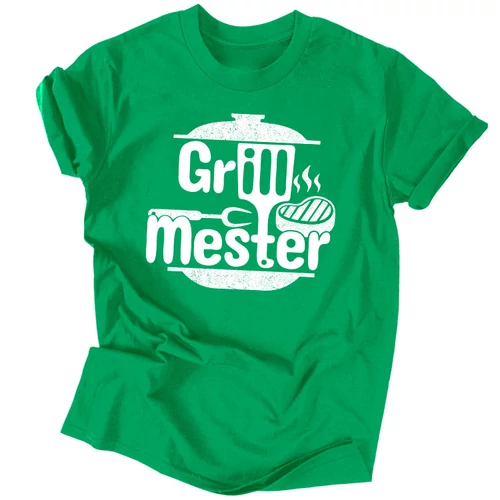 Grillmester férfi póló (Zöld)