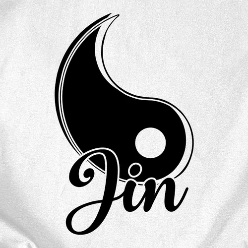 Jin-Jang páros póló szett női fehér