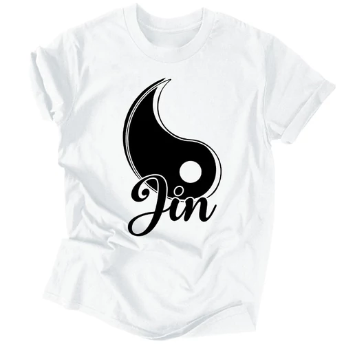 Jin-Jang páros póló szett - Jin (férfi fehér)