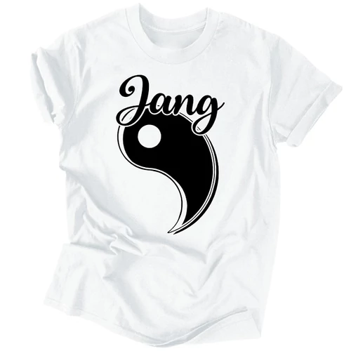 Jin-Jang páros póló szett - Jang (férfi fehér)