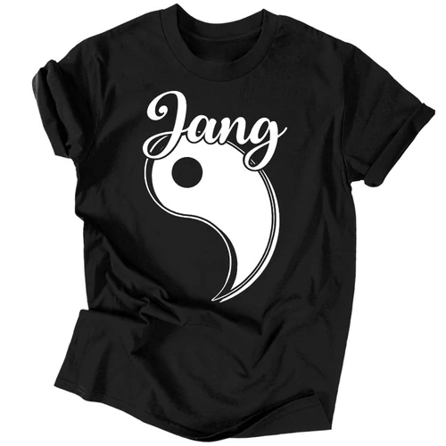 Jin-Jang páros póló szett - Jang (férfi fekete)