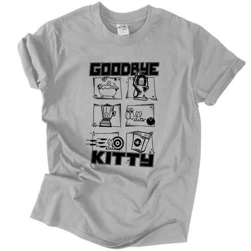 Goodbye Kitty póló (Szürke)