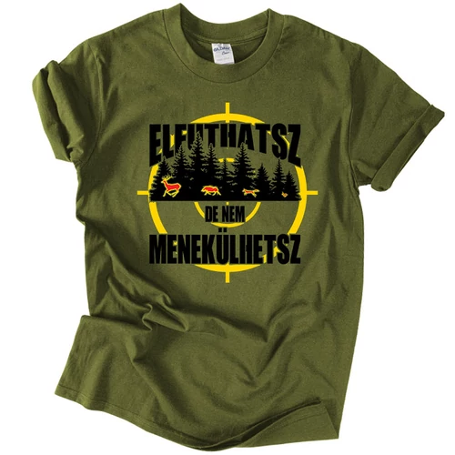 Nem menekülhetsz férfi póló (Keki)