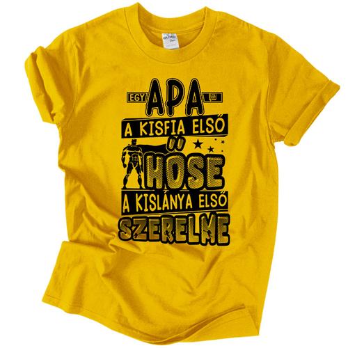 Egy apa szerepe férfi póló (citrom)