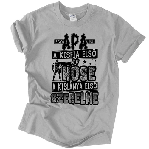 Egy apa szerepe férfi póló (szürke)