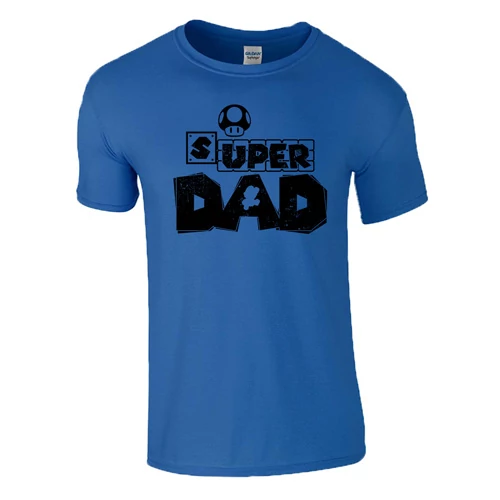 Super Dad férfi póló (királykék)