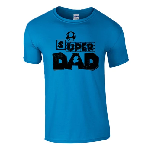 Super Dad férfi póló (türkiz)