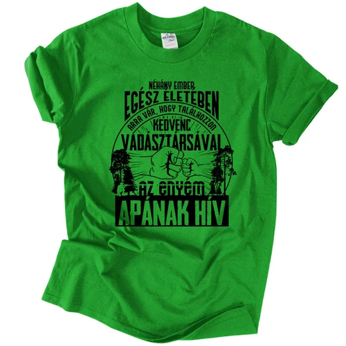 Kedvenc vadásztárs férfi póló (zöld)