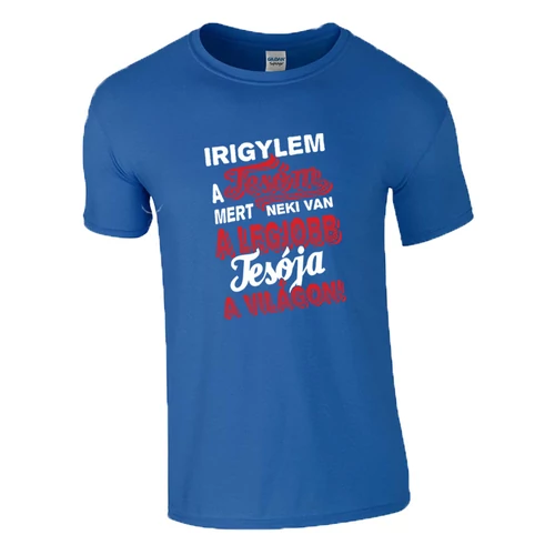 Irigylem a tesóm póló (királykék)