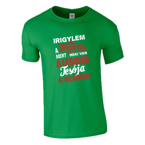 Irigylem a tesóm póló (zöld)