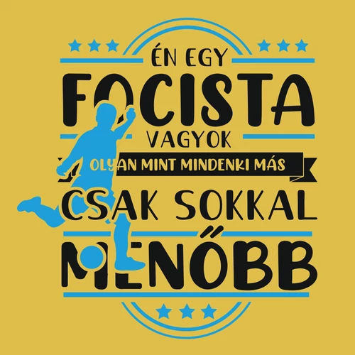 Én egy focista vagyok póló (Citrom)