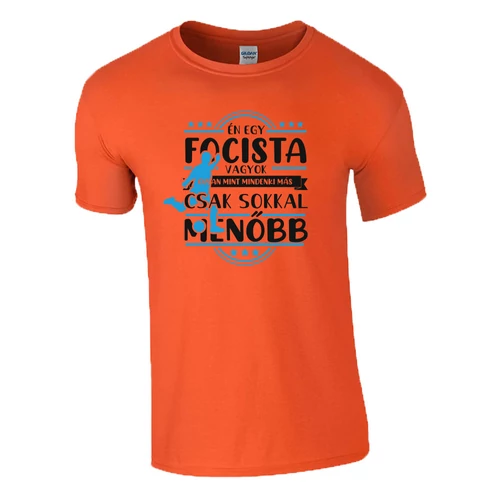 Én egy focista vagyok póló (Narancs)
