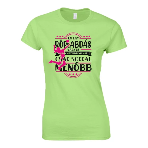 Én egy röplabdás vagyok női póló (Menta)