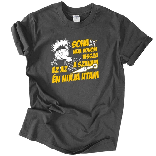 Ez az én ninja utam póló (Sötétszürke)
