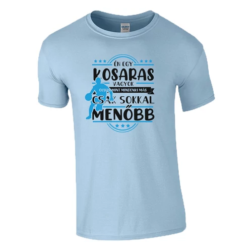 Én egy kosaras vagyok póló (Világoskék)