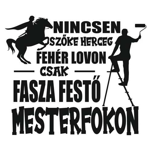Fasza Festő póló (B_Fehér)